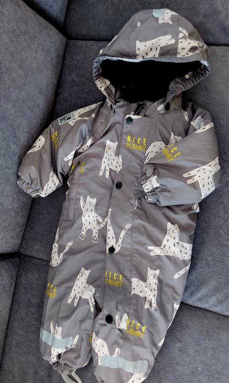 Kvalitná zimná kombinéza / overal leokid, 74
