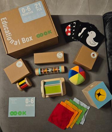 Montessori vzdelávací box pre deti 0-6m,