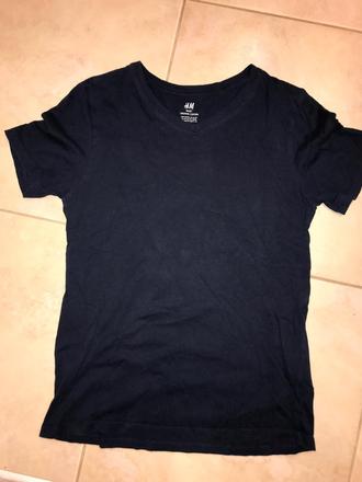 Tricko s kratkym rukavom h&m basic, h&m,146