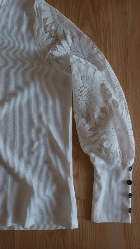 Tričko so vzorovanými rukávmi, l / xl