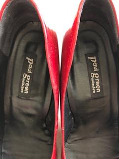 Červené lakované lodičky, 38