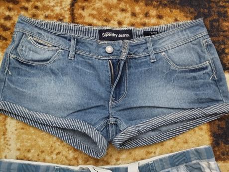 Riflove sortky superdry, superdry,m
