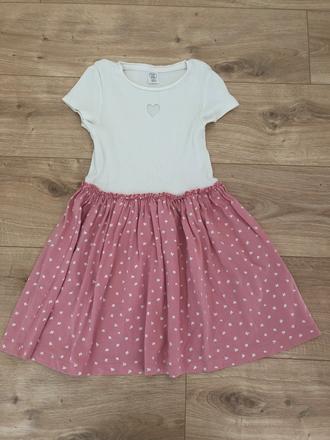 Šaty zo srdiečkom, pepco,122