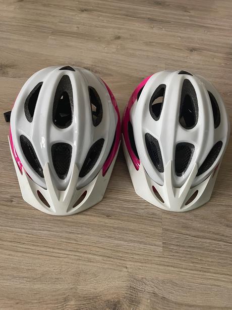 Detska prilba s/m bielo ruzova, m