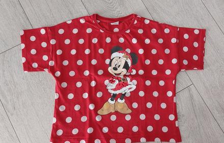 Crop tričko s minnie, disney,140