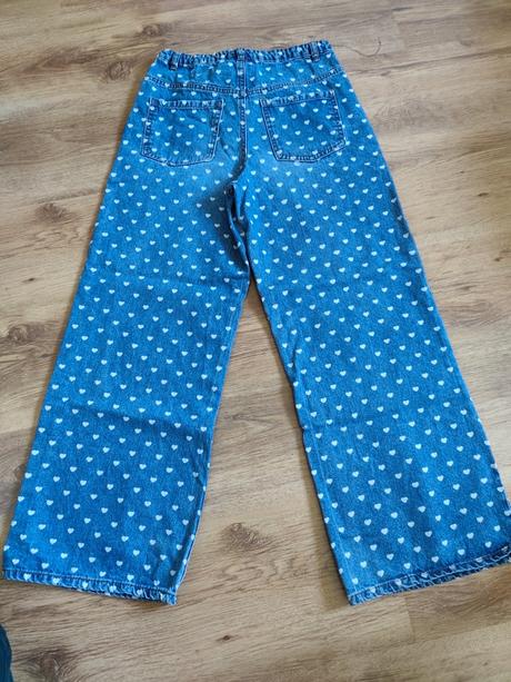 Srdiečkové rifle, v páse posuvná guma, pepco,158