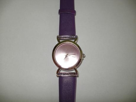 Hodinky na ruku fialkové, swarovski