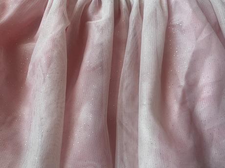 Tylová trblietavá sukňa, h&m,134