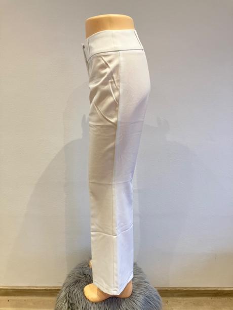 Dámske biele nohavice (40), l