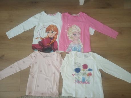 Dievčenské tričká s dlhým rukávom, 116