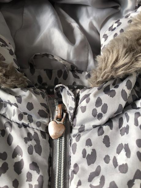 Zimná bunda leopardí vzor, f&f,116