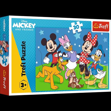 Puzzle trefl mickey a priatelia- 30 ks, 