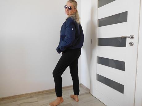 Jack jones s, modrá bunda dámska oversize, s