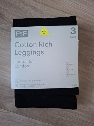 Nové - 3pack legíny, veľ. 140, f&f,140