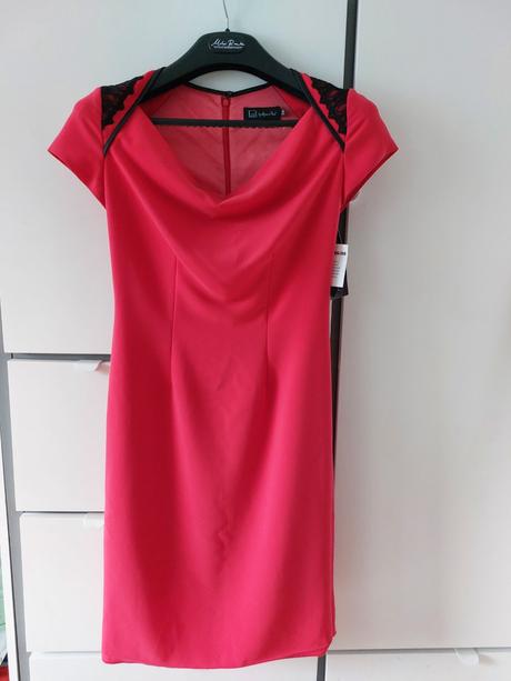 Nové červené šaty, velk.34, xs
