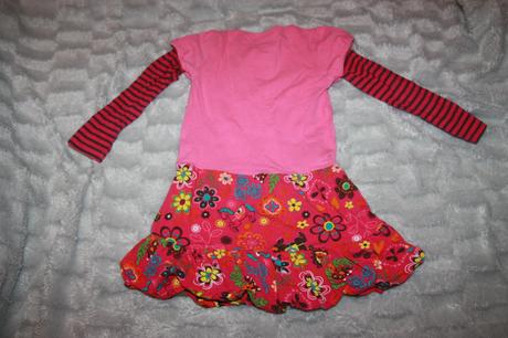 Ružové kvietkované šatočky, 110