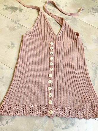 Bavlnené pletené tielko, xs