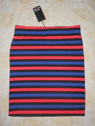 Pásikavá minisukňa, gate,xs