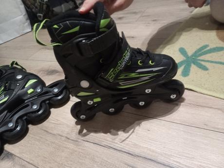 Čierne korčule 2v1 chlapčenské, zealot,29