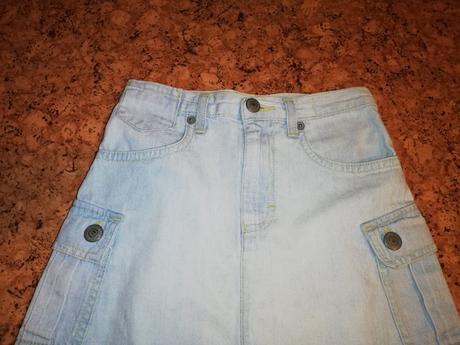 Riflová sukňa veľ. 122, marks & spencer,122