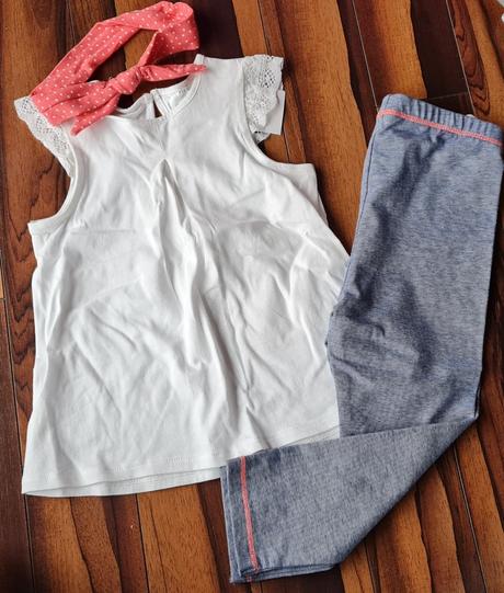 Letny kompletik s celenkou, h&m,92