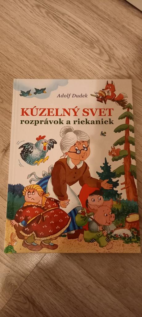 Kniha kúzelný svet rozprávok a riekaniek,
