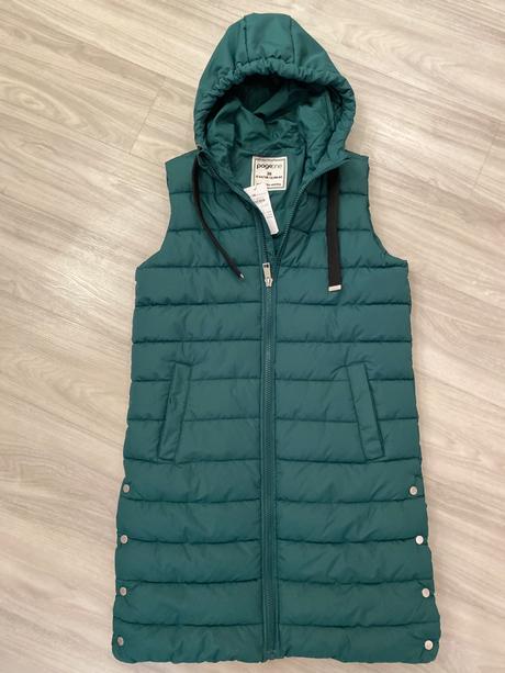 Zelená vesta, takko,m