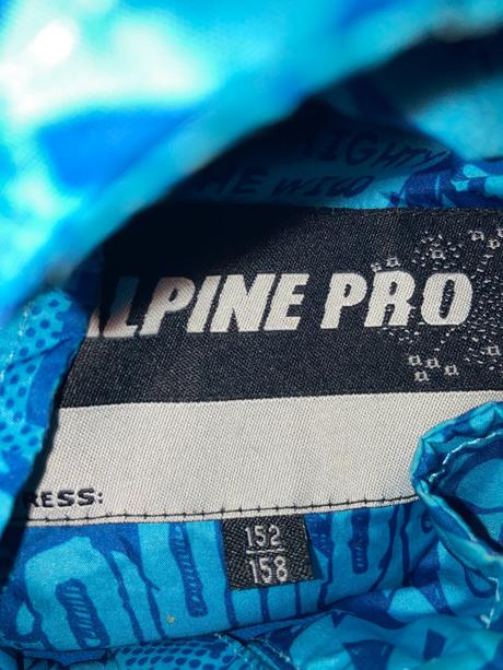 Alpine pro podšitá vetrovka, alpine pro,152