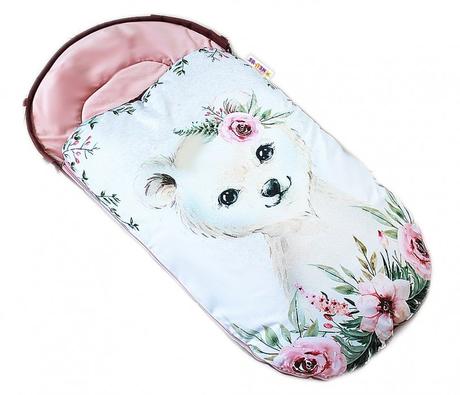 Detský fusak luxury velvet, 105x 55 cm - mišo, nellys