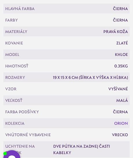 Kabelka dajana rodriguez, dajana rodriguez