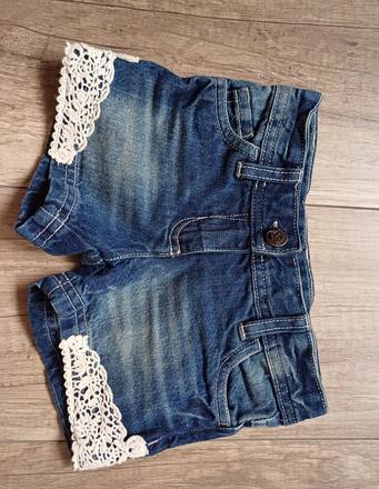 Dievčenské riflové kraťasy, 98