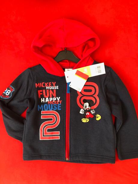 Chlapcenska mikina mickie mouse, disney,98 / 104