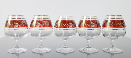 Retro poháre viac druhov, 