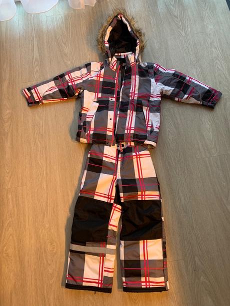 Zimná súprava-vetrovka a lyžiarske nohavice, 122