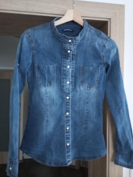 Riflová košeľa, s