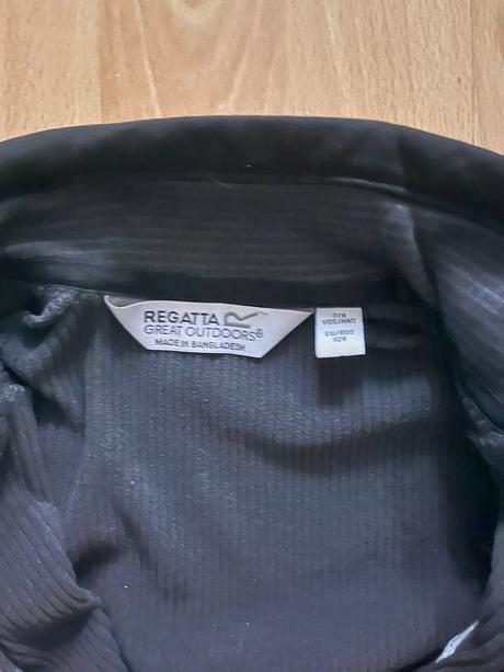 Čierna športová mikina na zips regatta great outdo, regatta,128