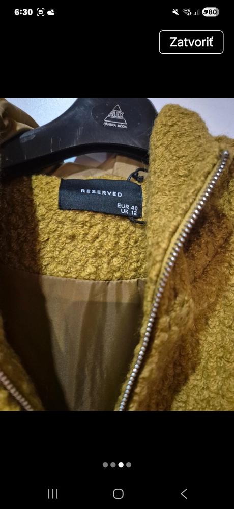 Kabát, reserved,l