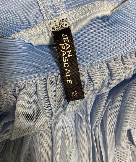 Letná modrá sukňa, s