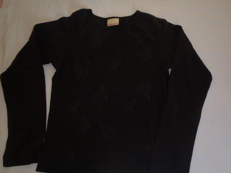 Čierne tričko s motýlmi, 128