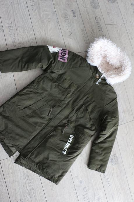 Zimná predĺžená bunda, zara,164