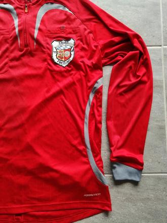 Červená technická mikina adidas vl, adidas,l