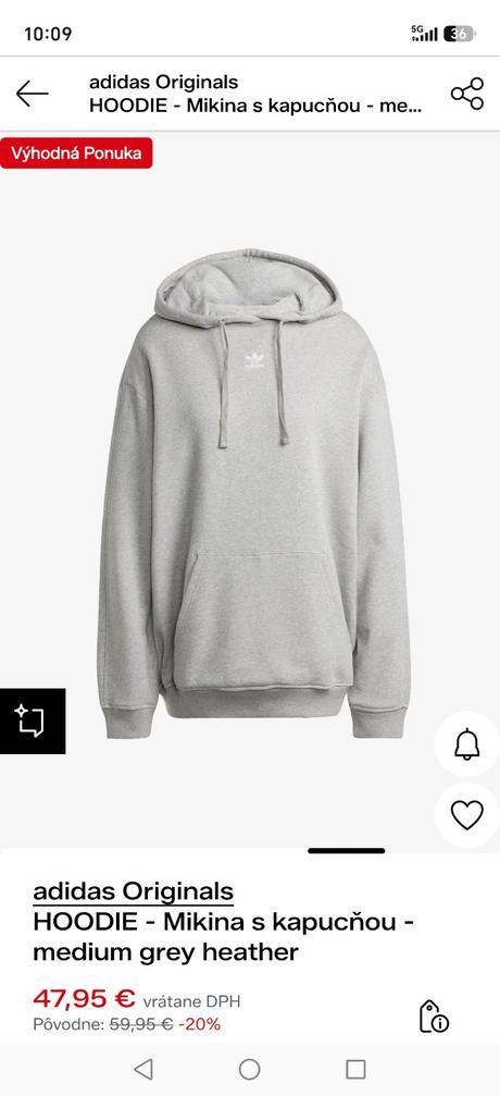 Mikina adidas l, adidas,l