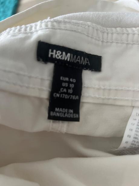 Tehotenské 3/4 nohavice, h&m,40