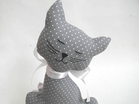 Zaľúbené mačičky bielo-šedé, 