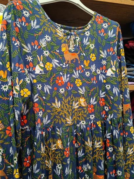 Dámske midi áčkové šaty s dlhým rukávom s, m 36/38, bonprix,s