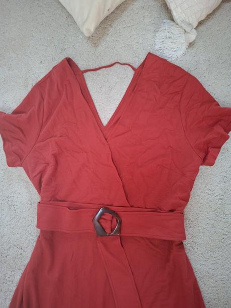 Oranzove saty dlhe, 44