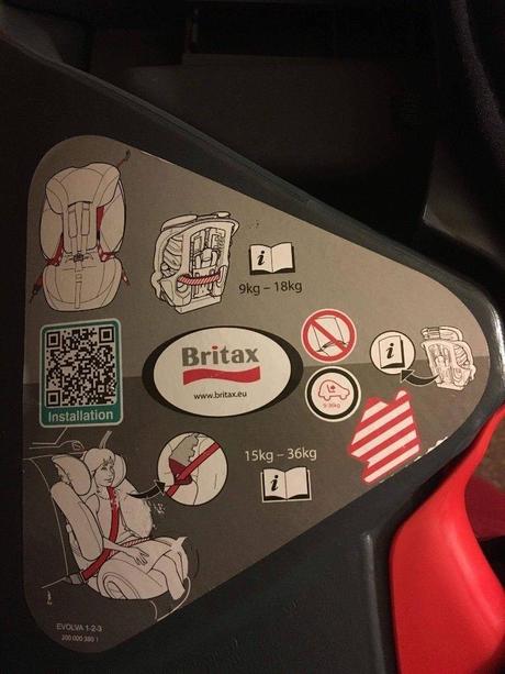 Römer evolva 123 plus claire, britax