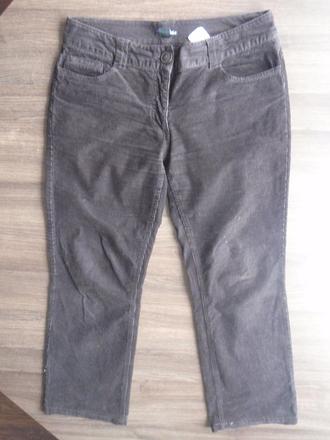 Menčestrové nohavice, h&m,40
