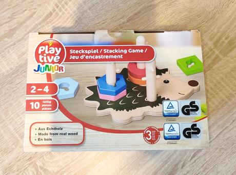 Napichovacia drevená hra ježko, 