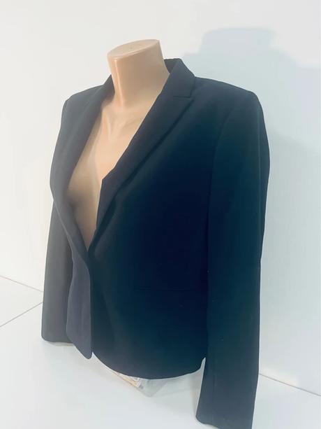 Elegantné čierne sako h&m  výborný stav, h&m,42